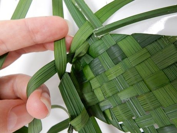 Cross the next two leaves over Cross the next two leaves over