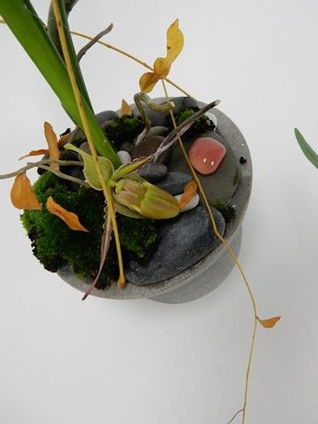 Examples of different ways to use a single pin cushion in floral design Examples of different ways to use a single pin cushion in floral design