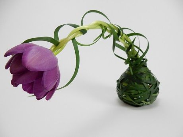 Tulip and grass design