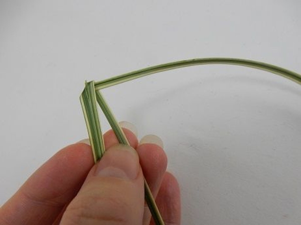 Fold the right side under the first half Fold the right side under the first half