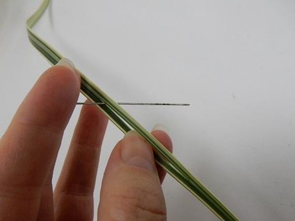 Split from where the leaf becomes soft up to the tip Split from where the leaf becomes soft up to the tip