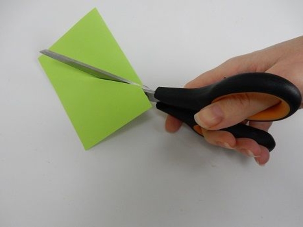 Cut into paper Cut into paper