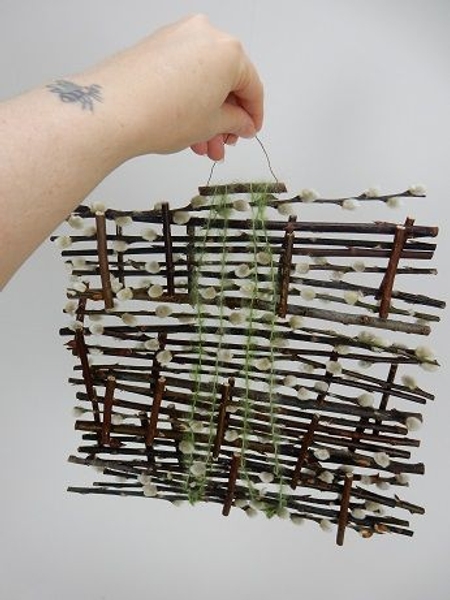 The pussy willow blind is ready to design with The pussy willow blind is ready to design with