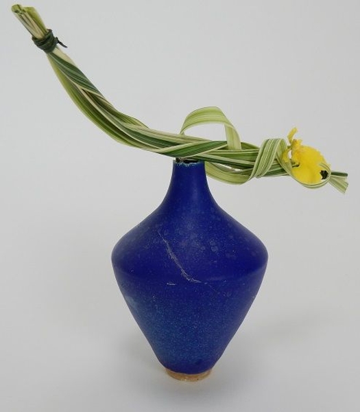 Orchid and grass vase Orchid and grass vase