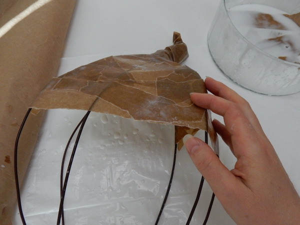 And smoothing the paste down as you go along And smoothing the paste down as you go along
