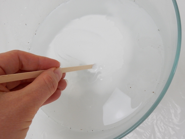 Thin wood glue with warm water Thin wood glue with warm water