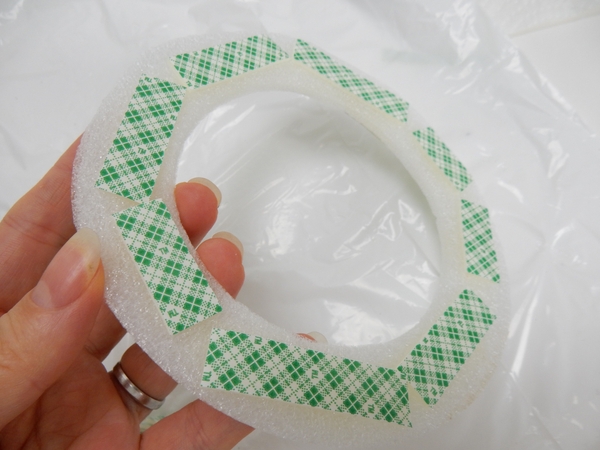 Turn the disk over and tape the other side Turn the disk over and tape the other side