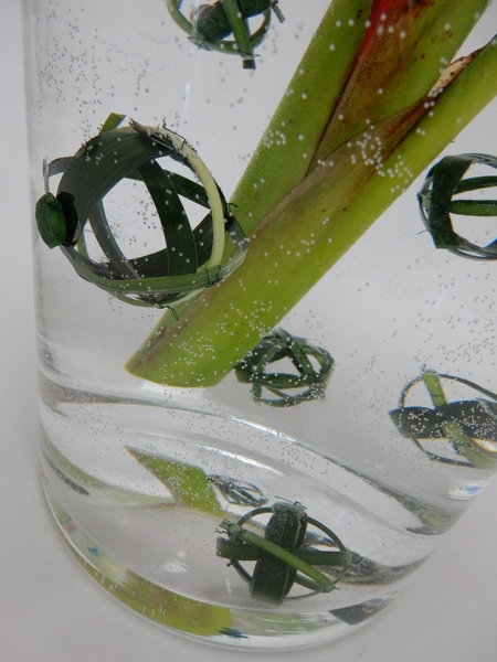 Place the grass bubble with the help of a magnet Place the grass bubble with the help of a magnet