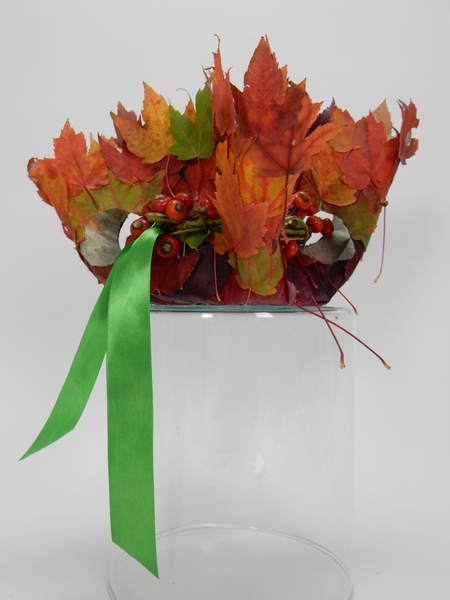 Autumn leaf gift bag Autumn leaf gift bag