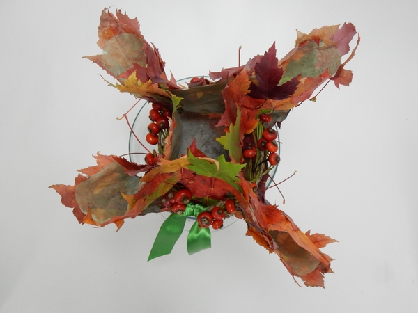 Fall leaf gift bag Fall leaf gift bag