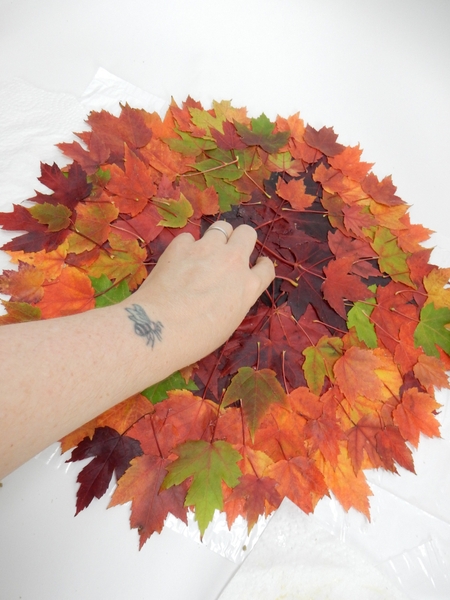 Smooth down all the leaves Smooth down all the leaves