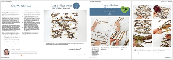 DIY Wedding Magazine article On a Grand Scale DIY Wedding Magazine article On a Grand Scale