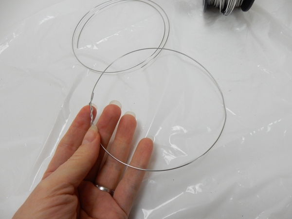 Twist rings out of silver wire Twist rings out of silver wire
