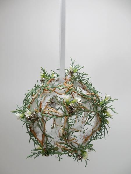 Winter Christmas kissing bough Winter Christmas kissing bough