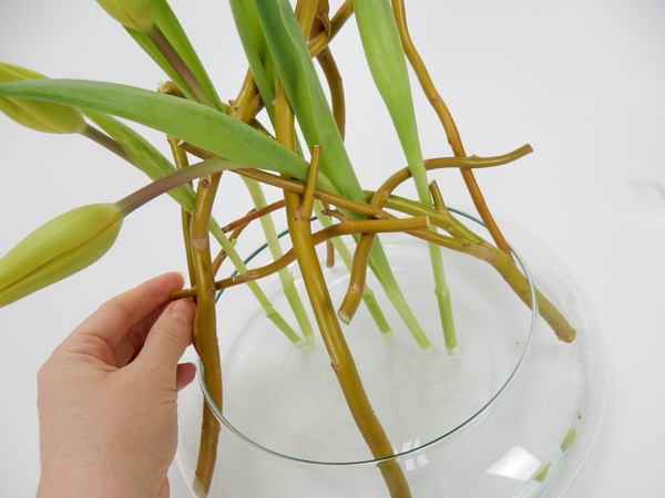 Add a few more willow stems for visual interest Add a few more willow stems for visual interest