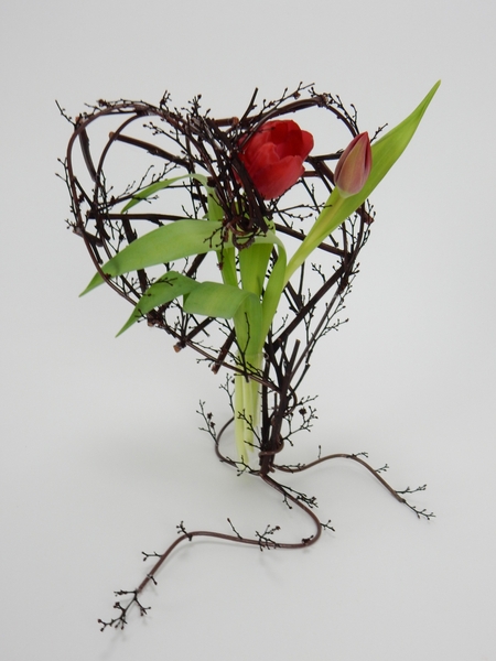 Be My Twig-Heart floral art design Be My Twig-Heart floral art design