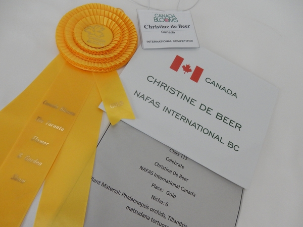 Gold Ribbon Canada Blooms Gold Ribbon Canada Blooms