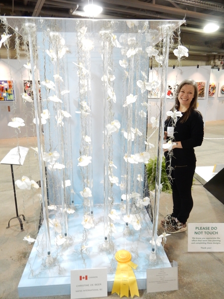 I won a Gold Ribbon for my Celebrate! Floral Art Design I won a Gold Ribbon for my Celebrate! Floral Art Design