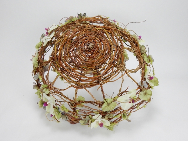 Woven willow parasol Woven willow parasol