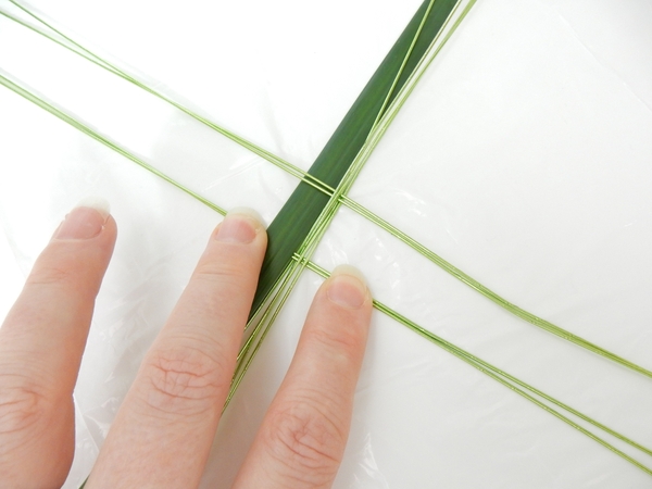 Start weaving in the grass Start weaving in the grass