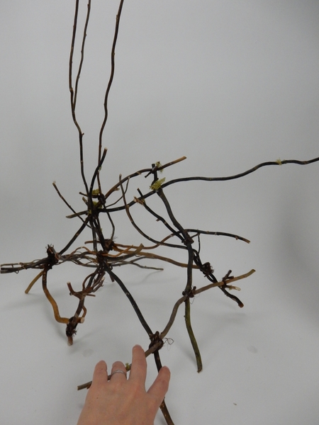 Birds nest twig tangle Birds nest twig tangle