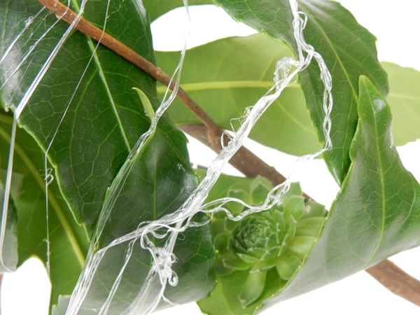 Hot glue spiderweb strands Hot glue spiderweb strands