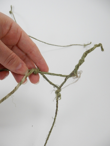Twist a wire around the basic shape to give it dimention Twist a wire around the basic shape to give it dimention