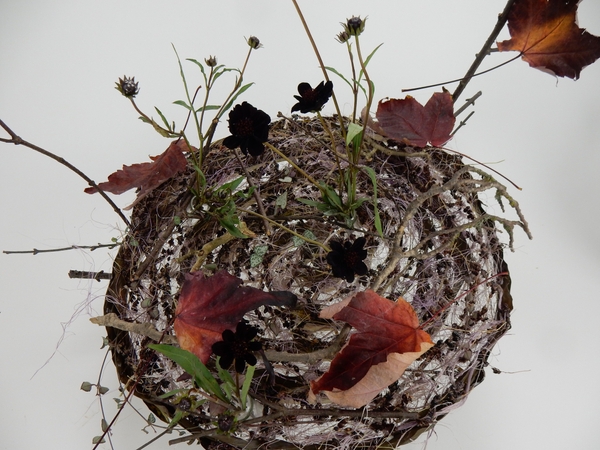 Autumn chocolate floral design Autumn chocolate floral design