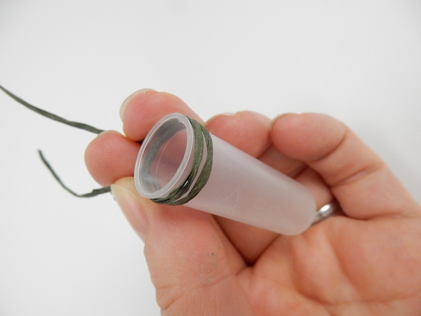 Wrap bind wire twice around the tube Wrap bind wire twice around the tube
