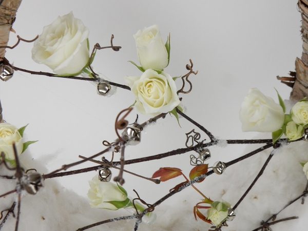 Winter white roses Winter white roses