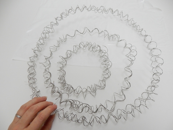 For my design I spiralled three coils For my design I spiralled three coils