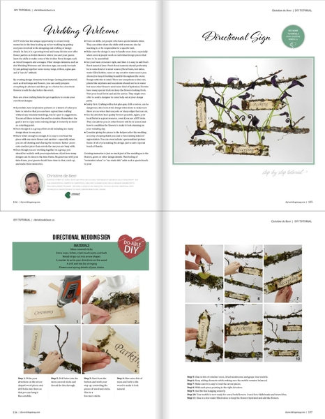 Thank you DIY Weddings Magazine for inviting me to contribute. Thank you DIY Weddings Magazine for inviting me to contribute.