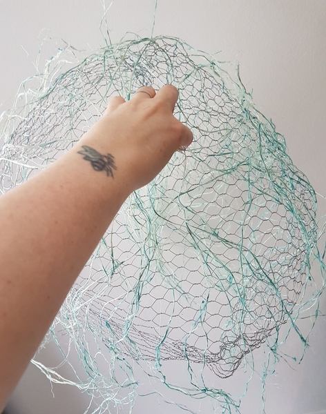 Or wrap the shape in a sphere of chicken wire Or wrap the shape in a sphere of chicken wire