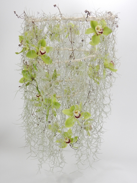 Tillandsia Usneoides chandelier.