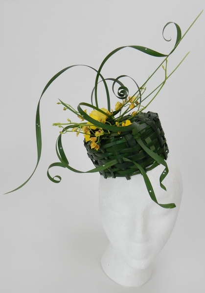 Easter Bonnet floral art design Easter Bonnet floral art design