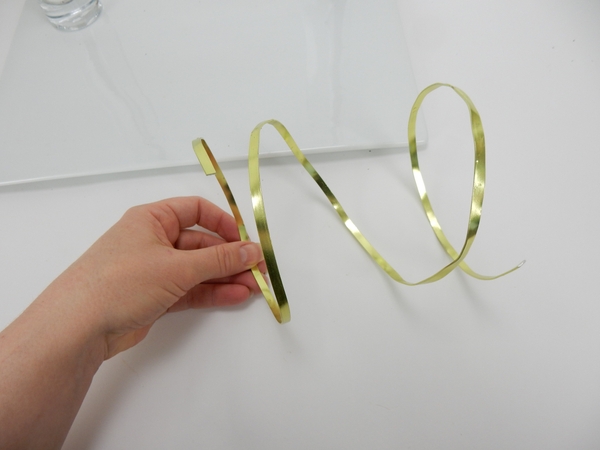 Spiral some flat wire Spiral some flat wire