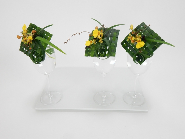 Dancing lady orchids and lily grass. Dancing lady orchids and lily grass.