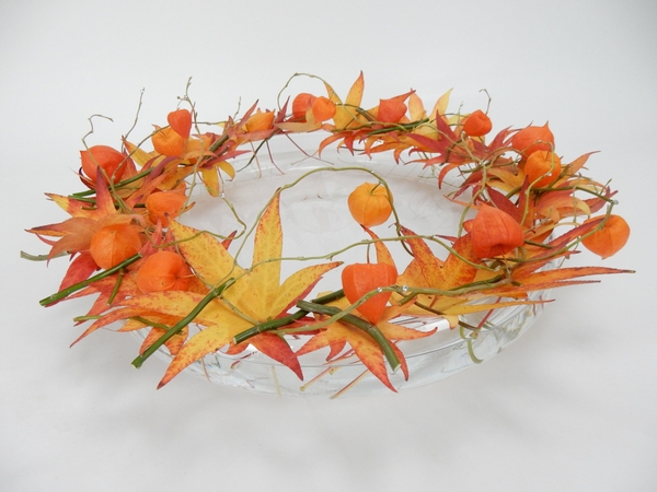 A Round floral art design A Round floral art design