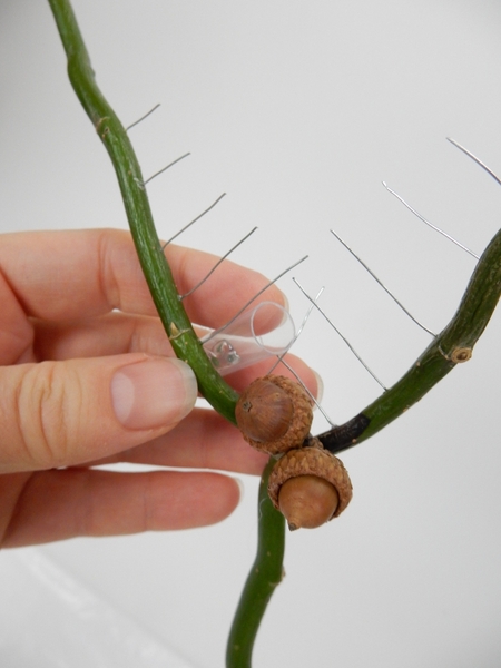 Glue in a tiny water tube