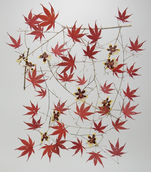 Marcescent floral art design. Marcescent floral art design.