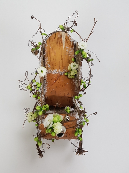 Floral sleigh Floral sleigh