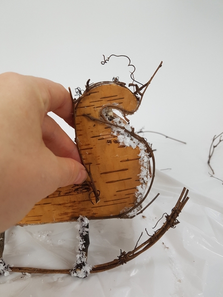If the vines snap when you curve it soak it in warm water for a few hours If the vines snap when you curve it soak it in warm water for a few hours