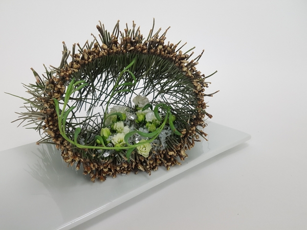 Winterscape floral design Winterscape floral design