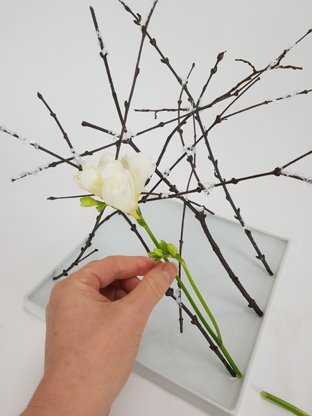 Add the flowers into the armature Add the flowers into the armature