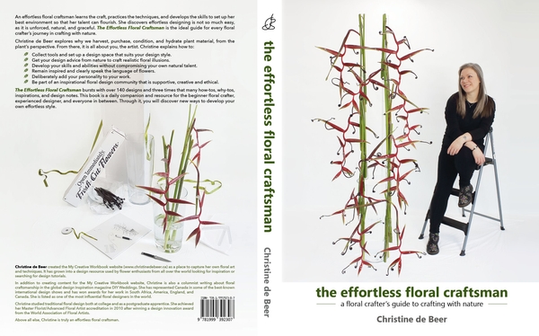 Cover design for the effortless floral craftsman book by Christine de Beer Cover design for the effortless floral craftsman book by Christine de Beer
