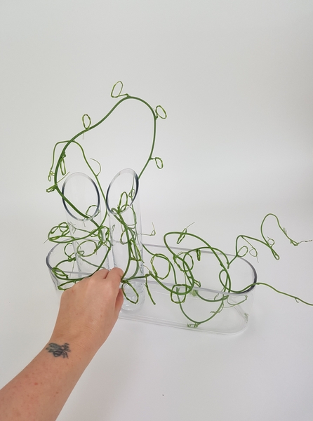 Or a taller container to wind the wreath around Or a taller container to wind the wreath around
