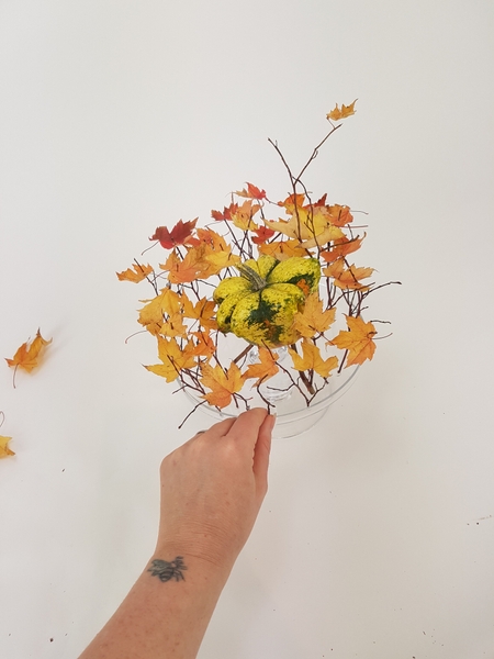 Add only a few leaves Add only a few leaves