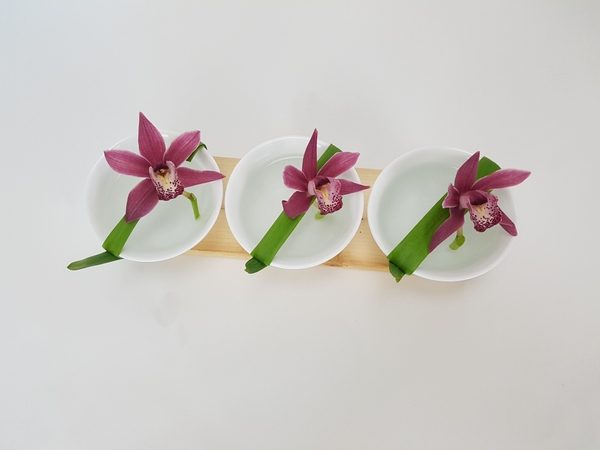 Cymbidium floral design Cymbidium floral design