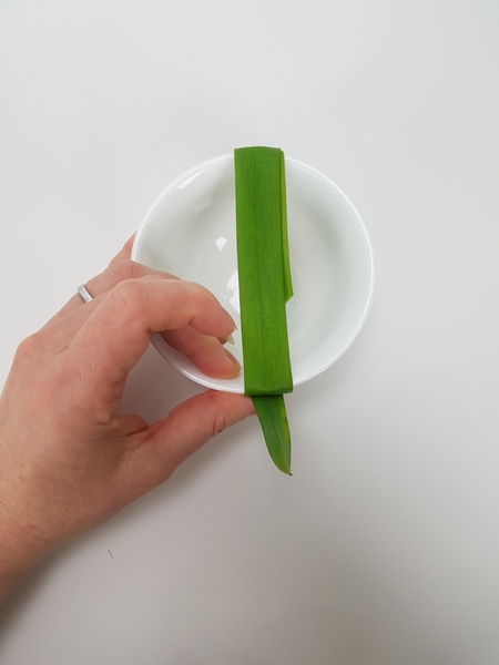 For my design I measured the blade of grass out so that it points upward For my design I measured the blade of grass out so that it points upward