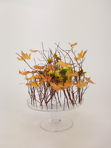 Hovering floral art design Hovering floral art design